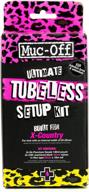 🚲 muc-off ultimate tubeless setup kit: rim tape, seal patches, valves & tyre sealant for tubeless ready bikes (20085) logo