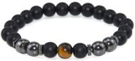 💎 obsidian energy stone anklet: adjustable bracelet for effective weight loss, pain relief, and gorgeous ankle decoration logo