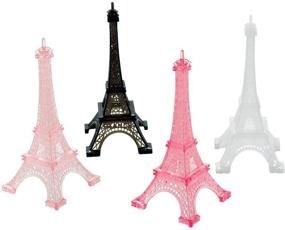 img 1 attached to 🗼 Amscan 398185 Eiffel Tower Paris Party Decorations, 5" x 2.25", 4 Count