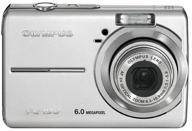 📷 olympus fe-190 6mp digital camera: enhanced image stabilization & 3x optical zoom logo