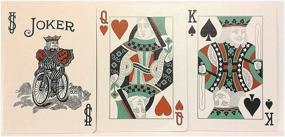 img 3 attached to 🚲 Bicycle Playing Cards 6 Deck Bundle in Fashion Teal Design - 6 Decks, Official Bicycle Deck, Poker Size, Standard Index by USPC