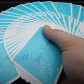 img 1 attached to 🚲 Bicycle Playing Cards 6 Deck Bundle in Fashion Teal Design - 6 Decks, Official Bicycle Deck, Poker Size, Standard Index by USPC