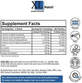 img 2 attached to XLPatch L-Lysine/Zinc for Optimal Skin Health Topical Patch - 30 Day Supply