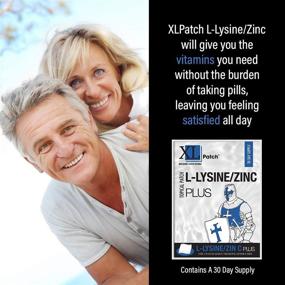 img 1 attached to XLPatch L-Lysine/Zinc for Optimal Skin Health Topical Patch - 30 Day Supply