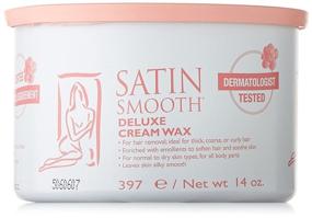 img 4 attached to 🕊️ Satin Smooth Deluxe Cream Pot Wax - 14 oz