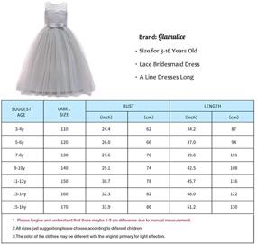 img 3 attached to 👗 Glamulice Bridesmaid Dresses for Girls – Wedding Pageant Clothing