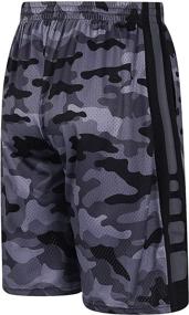 img 3 attached to urbciety Men's 12'' Athletic Gym 🏀 Shorts with Pockets for Basketball and Running
