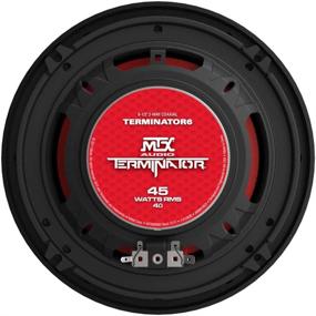 img 1 attached to 🚗 Автомобильные колонки MTX Terminator 6 с номинальной мощностью 45 Вт RMS 2-полосные полипропиленовые коаксиальные (пара)