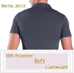 img 1 attached to Ultimate Comfort & Style: XX Large Breathable Henley Shirts for Men