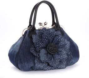 img 4 attached to 👜 Stylish Rhinestone Multiple Handbags for Fashionable Women: Shoulder Handbags, Wallets, and Satchels Collection