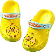 thaihoey cartoon toddler sandals slippers boys' shoes : clogs & mules logo