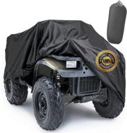 🛡️ waterproof atv covers outdoor storage – 300d heavy duty 4 wheeler cover for all weather conditions – universal size logo