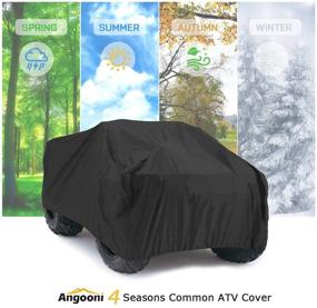 img 2 attached to 🛡️ Waterproof ATV Covers Outdoor Storage – 300D Heavy Duty 4 Wheeler Cover for All Weather Conditions – Universal Size