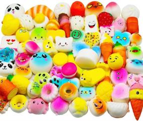img 4 attached to 🤩 Huastyle Random Medium Rising Squishy: Satisfying Stress Relief Toy for All Ages