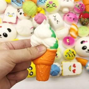 img 1 attached to 🤩 Huastyle Random Medium Rising Squishy: Satisfying Stress Relief Toy for All Ages