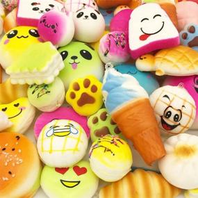img 3 attached to 🤩 Huastyle Random Medium Rising Squishy: Satisfying Stress Relief Toy for All Ages
