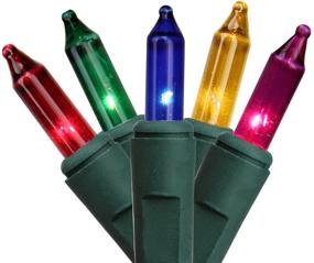 img 3 attached to 🌈 Holiday Pride Ultra-Brite Multi Color Lights: Vibrant, Weather-resistant Set of 100 with Green Wire - Ideal for Indoor and Outdoor Use - UL Listed