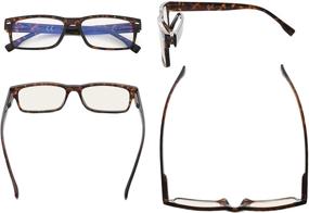 img 2 attached to 👓 Eyekepper Computer Readers: Fashionable Spring Hinge Computer Reading Glasses in Tortoiseshell +1.75 power strength