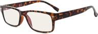 👓 eyekepper computer readers: fashionable spring hinge computer reading glasses in tortoiseshell +1.75 power strength logo