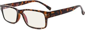 img 4 attached to 👓 Eyekepper Computer Readers: Fashionable Spring Hinge Computer Reading Glasses in Tortoiseshell +1.75 power strength