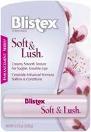 💋 blistex soft & lush lip balm - 0.13 oz (pack of 5) logo