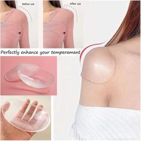 img 3 attached to 🤗 Invisible Anti Slip Transparent Shoulder Comfort: Ultimate Comfort & Support