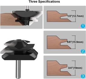 img 2 attached to SUSOTA 4 Inch Degree Milling Woodworking Cutting Tools