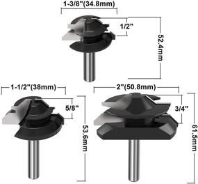 img 1 attached to SUSOTA 4 Inch Degree Milling Woodworking Cutting Tools