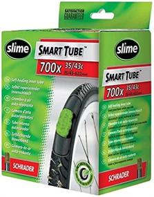 img 4 attached to Slime Cycling 30057: Self-Sealing Inner Tube Puncture Sealant for 🚴 Schrader Valves, Prevent and Repair Bike Tire Leaks, 700x35/43c - Black