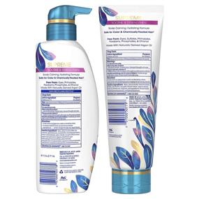 img 3 attached to Head & Shoulders Supreme Bundle: Dry Scalp Care Shampoo & Conditioner with Argan Oil and Rose Essence - Soothe, Strengthen Hair and Scalp - 21.2 Fl Oz, 2 Piece Set