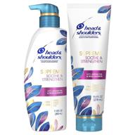 head & shoulders supreme bundle: dry scalp care shampoo & conditioner with argan oil and rose essence - soothe, strengthen hair and scalp - 21.2 fl oz, 2 piece set logo