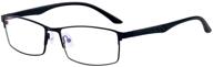 👓 vintage black tr90 full frame unisex near-sighted myopia glasses with clear lenses - ideal for women and men seeking distance vision solution logo