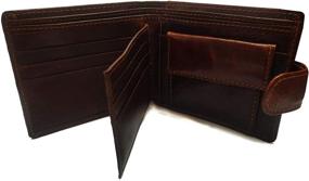 img 1 attached to Cowhide Leather Vertical Multi Card Cardholder for Men's Wallets, Card Cases & Money Organizers