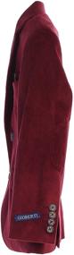 img 1 attached to Gioberti Formal Designed Buttons Burgundy