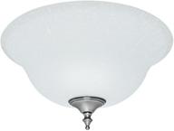hunter 99162 white linen 🏺 bowl glass: elegant illumination and versatile style logo