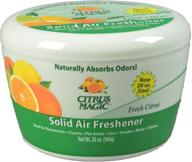 🍊 citrus magic odor absorbing solid air freshener: fresh citrus scent - 20-ounce powerhouse logo