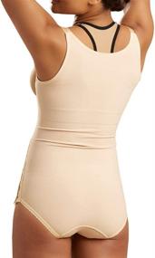 img 3 attached to 🩲 Marena Recovery Panty-Length Post Surgical High Back Compression Girdle - M, Beige