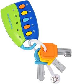 img 4 attached to 🎵 Interactive Musical Smart Remote Key Toy: Engaging Fun for Baby, Toddler, and Kids, Try Me Batteries Included