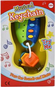img 3 attached to 🎵 Interactive Musical Smart Remote Key Toy: Engaging Fun for Baby, Toddler, and Kids, Try Me Batteries Included