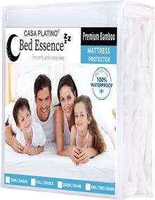 img 4 attached to CASA PLATINO Queen Mattress Protector