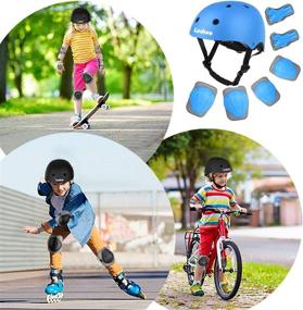 img 3 attached to LEDIVO Adjustable Toddler Protective Skateboard Sports & Fitness