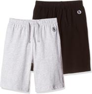 🩳 lightweight elastic drawstring boys' clothing for shorts in kid nation logo