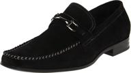 👞 stacy adams lasalle slip suede men's shoes: stylish loafers & slip-ons for comfort and elegance логотип