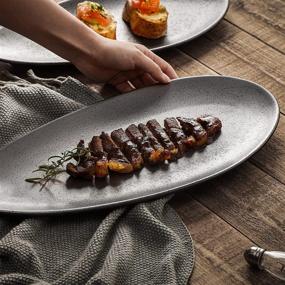 img 1 attached to 🍽️ Stackable Porcelain Platters for Appetizers in Restaurants