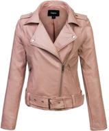 kogmo womens breasted leather jacket m sky_blue women's clothing logo