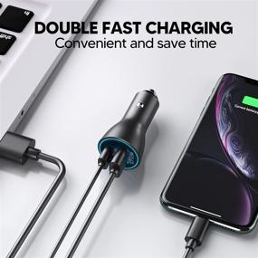 img 2 attached to ⚡️ TTWEN 58.5W Fast USB Car Charger - PD & QC 3.0 Dual Port Mini Quick Rapid Adapter for iPhone 12 SE 11 iPad MacBook ThinkPad Pixel S8 S9 S10 Note10 Plus