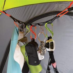 img 2 attached to 🔗 Nite Ize GearLine Hanging Organization System, 4 FT Webbing With Loops, S-Biner Clips, + Bendable Gear Tie Ends To Hang Your Gear Anywhere, Colorful S-Biners, Multi-Colored - Enhanced SEO