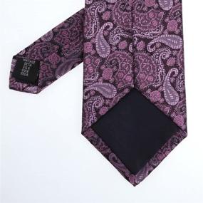 img 1 attached to 👔 Epoint Men's Silk Necktie with Fashion Certificate Fabric Pattern
