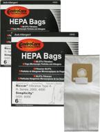 🧹 high-efficiency hepa filtration vacuum cleaner dust bags - compatible with riccar 2000, 4000, vibrance series, simplicity 5000, 6000, symmetry type a (12 pack) logo