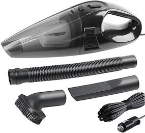 img 4 attached to 🚗 High-powered 5000PA Corded Handheld Car Vacuum Cleaner with 16.4 ft Cable - Wet and Dry Auto Dust Buster - Portable 100W Car & Auto Accessories Kit for Interior Cleaning